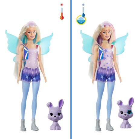 Barbie color reveal - fantasy fashion fee pop