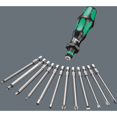 Wera kraftform kompakt 40 bitset (zwart groen, 7-delig)