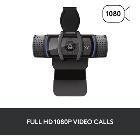 Logitech c920s pro hd webcam (zwart)