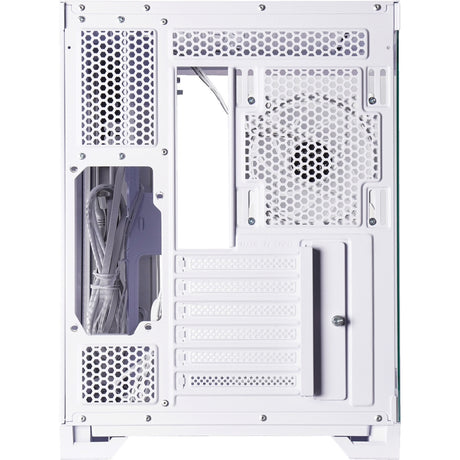 Chieftec visio midi tower behuizing (wit | 2x usb-a | 1x usb-c | rgb | tempered glass)