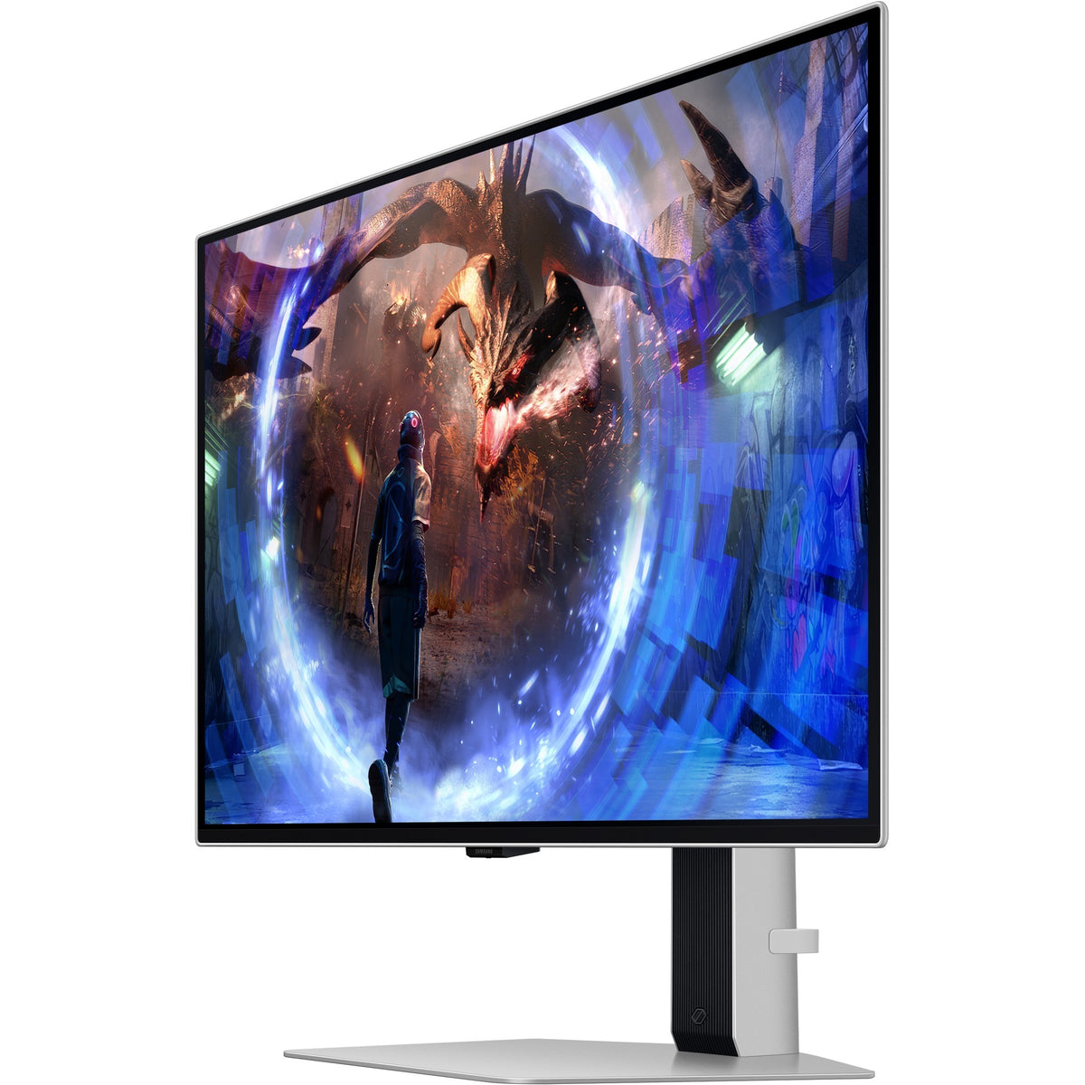 Samsung odyssey oled g6 ls27dg 27 gaming monitor (zilver, 2x hdmi, displayport, 2x usb-a, 360 hz)