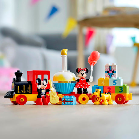 Lego duplo | disney mickey %26 minnie verjaardagstrein, bouwbaar speelgoed voor peuters 10941
