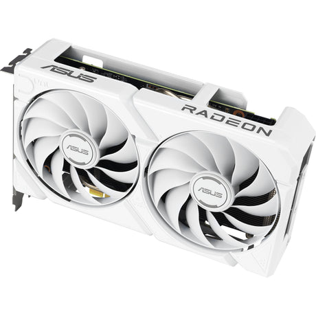 Asus radeon rx 9060 xt dual white edition 16gb grafische kaart (wit, rdna4, gddr6, 2x displayport, 1x hdmi 2.1)