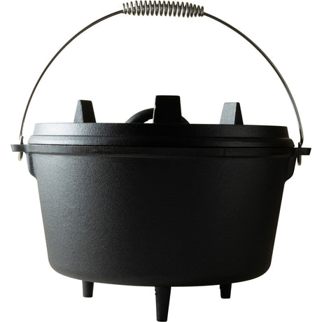 The windmill dutch oven 9 qt kookpan (zwart, ø 31.5 cm | 8.5 liter)