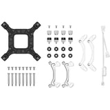 Deepcool le520 wh waterkoeling (wit, 4-pins pwm fan-connector)