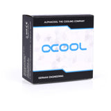 Alphacool eiszapfen 8mm offset piece rotatable g1 4 ag to g1 4 ig verbinding (zwart)