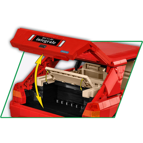 Cobi lancia delta hf integrale constructiespeelgoed (schaal 1:12)