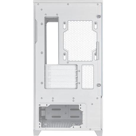 Asus prime ap202 midi tower behuizing (wit | 2x usb-a | 1x usb-c | rgb | tempered glass)