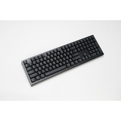 Ducky zero 6108 classic black rgb mechanisch gaming toetsenbord (zwart, us lay-out (qwerty), cherry mx2a brown, 100%, rgb leds, double-shot pbt, hot swap, 2.4ghz | bluetooth | usb-c)