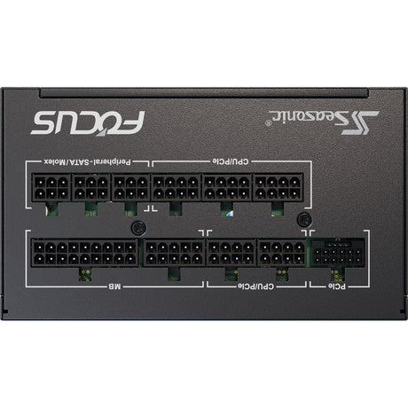 Seasonic focus gx-1000-v4 atx3.1 modulaire 1000 watt voeding (zwart, 1x 12vhpwr, 3x pcie)