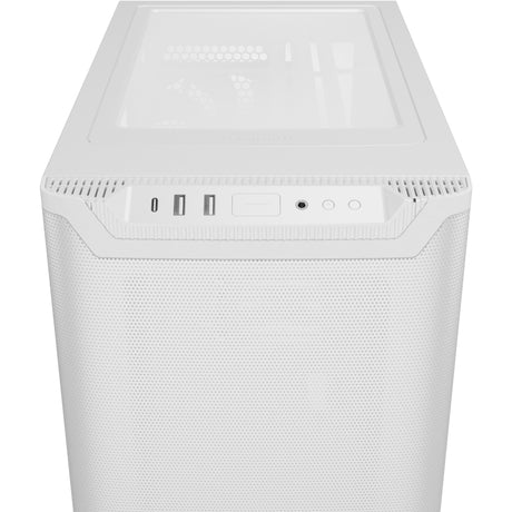 Be quiet! pure base 501 airflow midi tower behuizing (wit | 2x usb-a | 1x usb-c)