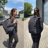 Act connectivity suburb rugzak voor laptops tot 15,6 (zwart)