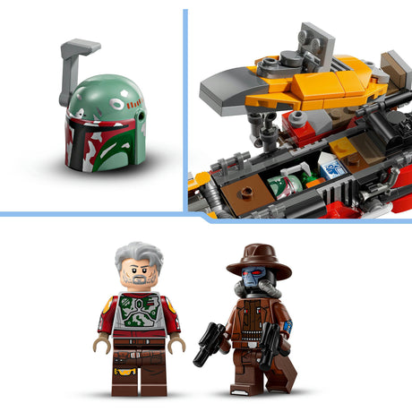 Lego star wars cobb vanths speeder voertuig - decoratie en bouwpakket voor kinderen - 75437