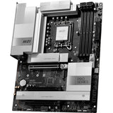 Msi pro z890-a wifi socket 1851 moederbord (zwart wit, raid, 5gb-lan, wi-fi 7, bt, sound, atx)