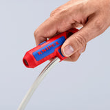 Knipex universeel ontmantelingsgereedschap - ergostrip rechts - rood