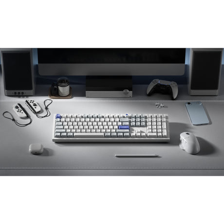 Keychron q6 he 8k magnetic switch keyboard (wit, us lay-out (qwerty), ultra-fast lime, 100%, rgb, hot swap, 8k)