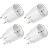 Shelly plug s gen3 slimme wifi, 4 stuks stekker (wit, matter, wifi, bluetooth)