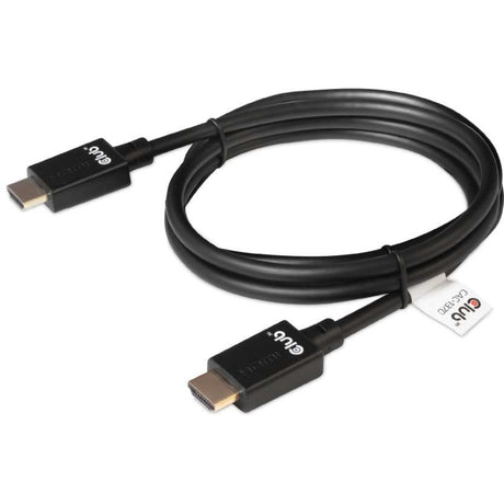 Club 3d gecertificeerde ultra high speed hdmi 2.1 kabel (zwart, 1,5 meter, 8k)