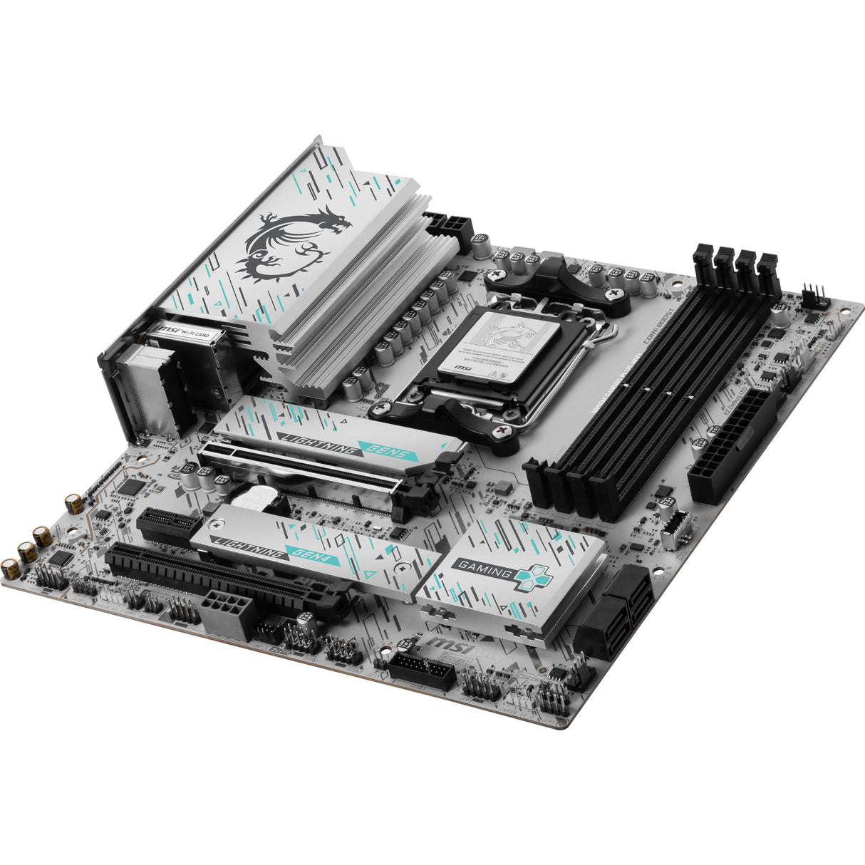 Msi b850m gaming plus wifi socket am5 moederbord (raid, 5gb-lan, wi-fi 7, bt, sound, µatx)