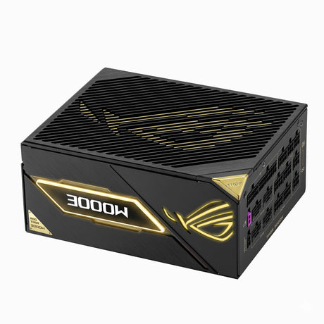Asus rog thor titanium iii edition 20 (rog equalizer) modulaire 3000 watt voeding (zwart, 4x 12v-2x6, 3x pcie)