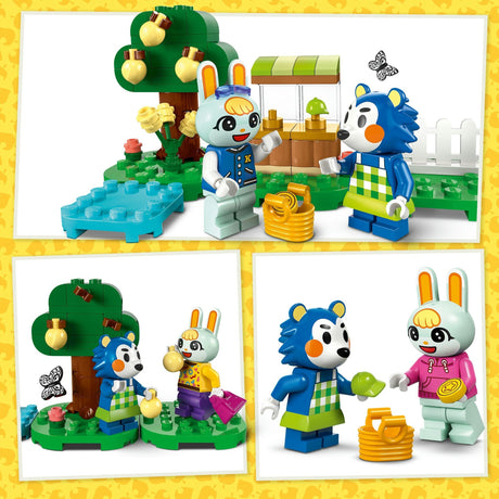 Lego animal crossing kleermakerij van de zusjes able creatief speelgoed voor kinderen 77055
