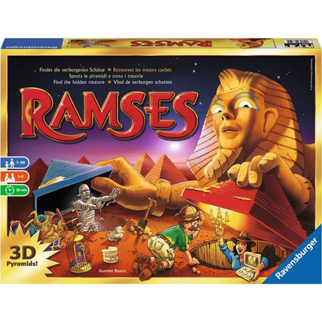 Ravensburger ramses bordspel (meertalig, 1 - 5 spelers, 30 minuten, vanaf 7 jaar)