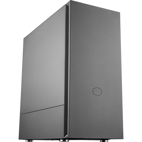 Cooler master silencio s600 midi tower behuizing (zwart | 2x usb-a)