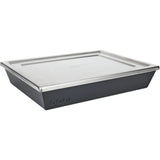 Ooni detroit style pizza pan medium (32cm x 24cm) bakvorm (grijs zilver, incl. deksel)