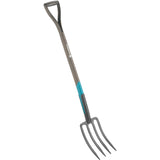 Gardena natureline spitvork - fsc keurmerk - grijs