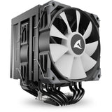 Sharkoon a60 rgb cpu-koeler (zwart, 4-pins pwm fan-connector)