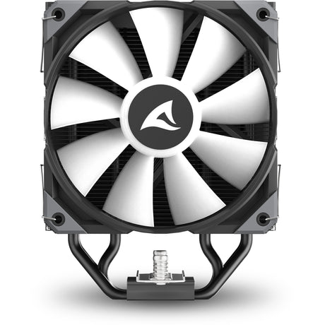 Sharkoon a40 rgb cpu-koeler (zwart, 4-pins pwm fan-connector)
