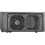 Silverstone sst-gd09b htpc behuizing (zwart | 2x usb-a)
