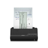 Epson es-c320w compacte a4-documentscanner met wi-fi-connectiviteit en u-traject (zwart, a4, a5, a6, b5)