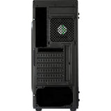 Aerocool shard midi tower behuizing (zwart | 3x usb-a | rgb | window)