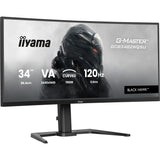 Iiyama g-master black hawk gcb3482wqsu-b1 34 curved ultrawide gaming monitor (zwart, 2x hdmi, displayport, 2x usb-a, usb-b, 2x usb-c, 120 hz)