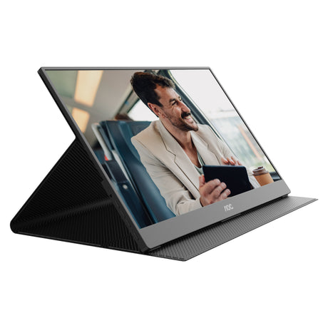 Aoc 16t20e2 15.6 monitor (zwart, 1x mini hdmi, 1x usb-c)