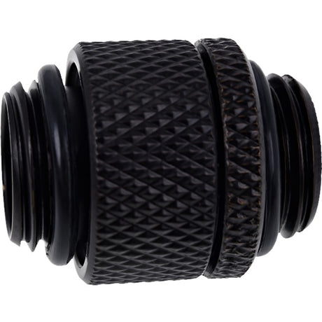 Alphacool eiszapfen double nipple rotatable g1 4 ag to g1 4 ag aansluiting (zwart)