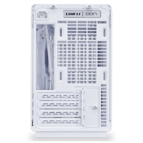 Lian li a3-matx white (wood edition) midi tower behuizing (wit houtkleur | 2x usb-a | 1x usb-c | tempered glass)