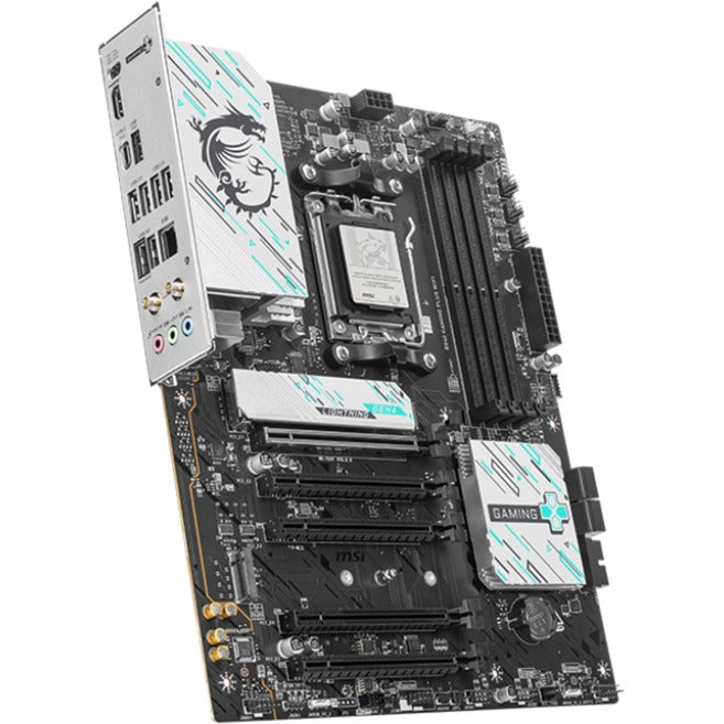 Msi b840 gaming plus wifi socket am5 moederbord (zwart zilver, raid, 2.5 gb-lan, sound, wi-fi 7, bt, atx)