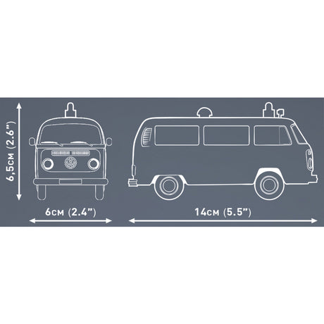 Cobi volkswagen t2b ambulance constructiespeelgoed (schaal 1:35)