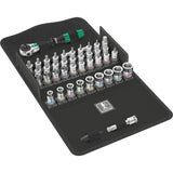 Wera 8100 sa all-in zyklop speed-ratelset, 42-delig gereedschapsset (zwart groen, 1 4 -aandrijving, met vasthoudfunctie, metrisch)