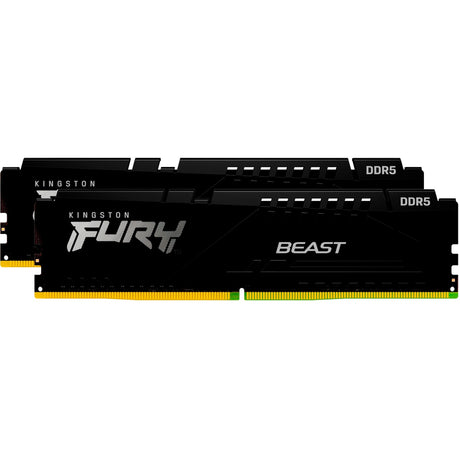 Kingston fury beast 16 gb ddr5-6000 (2x 8 gb) werkgeheugen (zwart, kf560c30bbek2-16, xmp 3.0, expo 1.1)