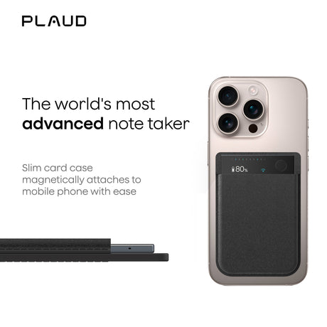 Plaud note pro dicteerapparaat (zilver, 64 gb, bluetooth (ble 5.4), dual-band wi-fi (2.4ghz 5ghz))