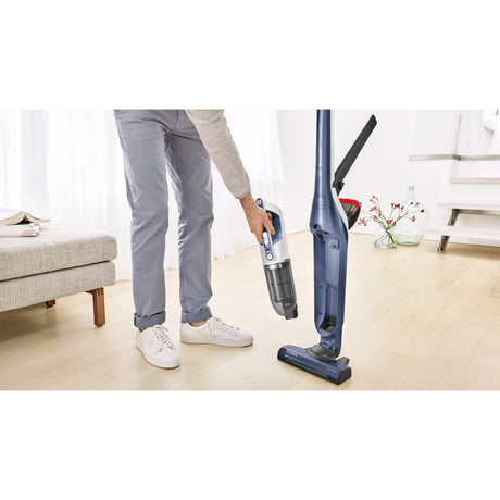 Bosch serie 4 draadloze steelstofzuiger flexxo gen2 28vmax (donkerblauw, 2 in 1)