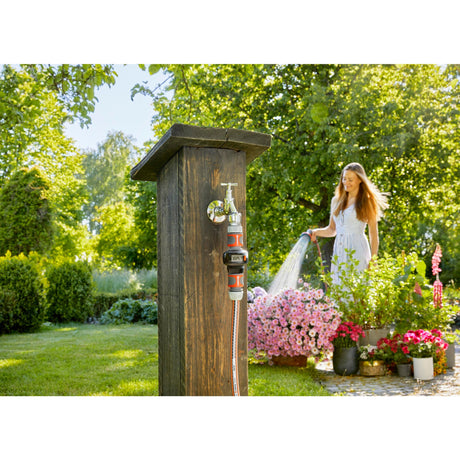 Gardena watermeter aquacount meetapparaat (grijs oranje, 18350-20)