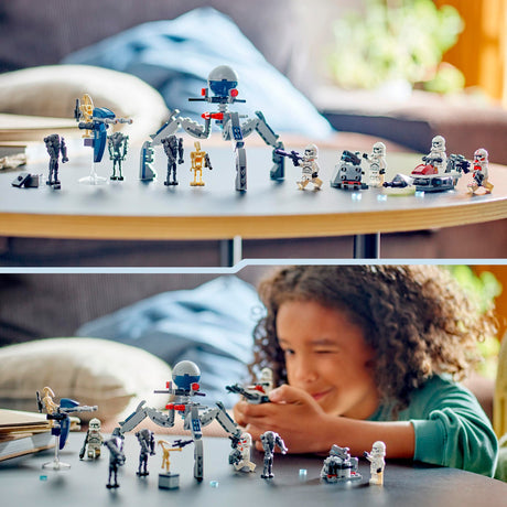 Lego star wars 75372 clone trooper en battle droid battle pack