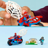 Lego marvel 11206 spidey op zijn motor vs. rhino