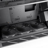 Silverstone alta f2 big tower behuizing (zwart | 4x usb-a | 1x usb-c | tempered glass)