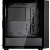 Silverstone fara r1 v2 midi tower behuizing (zwart | 3x usb-a | tempered glass)