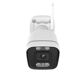 Foscam v8p, 4k 8mp dual-band wifi beveiligingscamera (wit, met geluid- en lichtalarm)